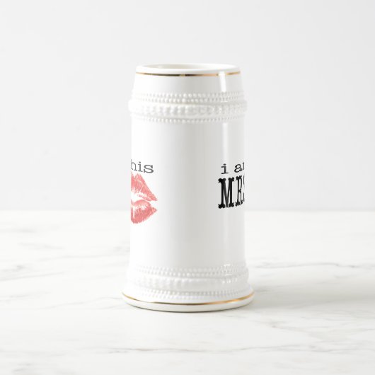 Chope À Bière Je suis Sa Madame. (Centre)