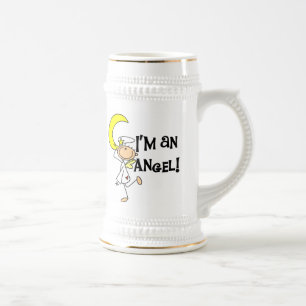 Chope À Bière Je suis un Ange T-shirts et Cadeaux