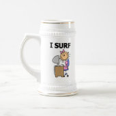 Chope À Bière Je surfe sur le Web (Gauche)