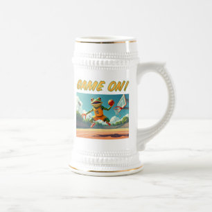 Chope À Bière Jeu Sur Basketball Frog gauche