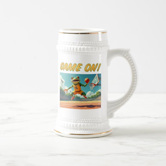 Chope À Bière Jeu Sur Basketball Frog gauche (Droite)