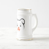 Chope À Bière Joli rose (Devant droit)