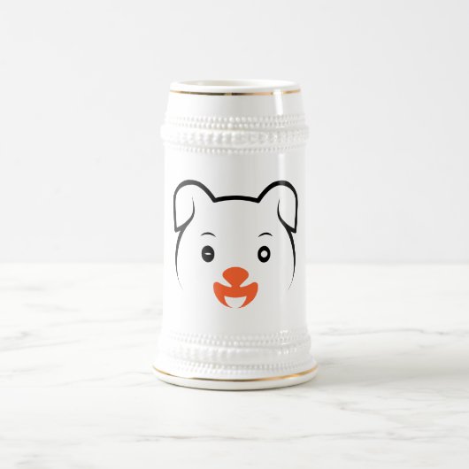 Chope À Bière Joli rose (Centre)