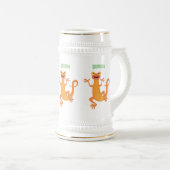 Chope À Bière Joli triton orangé joyeux (Devant droit)