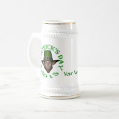 Chope À Bière Journée personnalisée de St Patrick (Devant gauche)