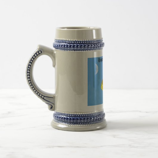 Chope À Bière Joyeuse Fête des Mères Daffodils fleursMug (Gauche)