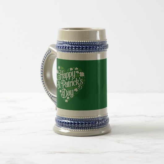 Chope À Bière Joyeuse Saint-Patrick (Devant gauche)