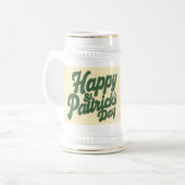 Chope À Bière Joyeuse Saint-Patrick Mignon Lutins (Devant gauche)