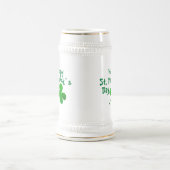 Chope À Bière Joyeuse Saint-Patrick Trèfle Vert Irlandais (Centre)