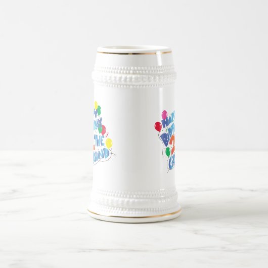 Chope À Bière Joyeux anniversaire (Centre)