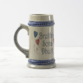 Chope À Bière Joyeux anniversaire ! en gaélique irlandais (Gauche)