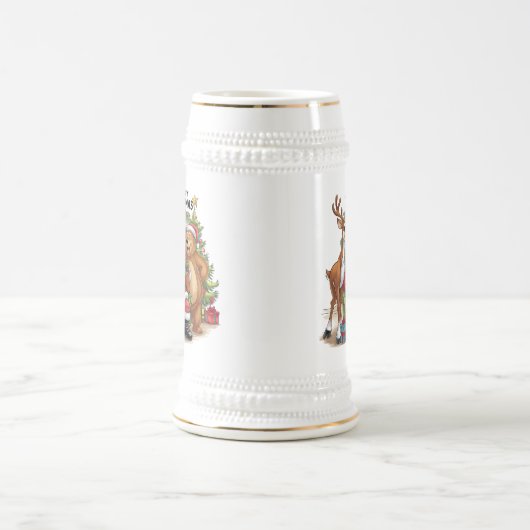 Chope À Bière Joyeux Noël (Centre)