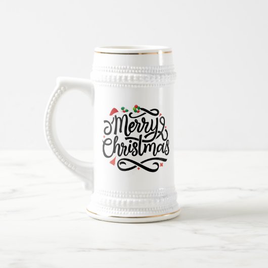 Chope À Bière Joyeux Noël-61039 (Gauche)