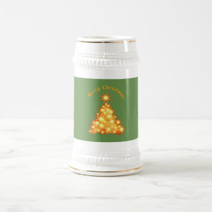 Chope À Bière Joyeux Noël Arbre d'or Thunder_Cove