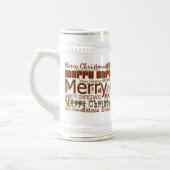 Chope À Bière Joyeux Noël Stein (Gauche)