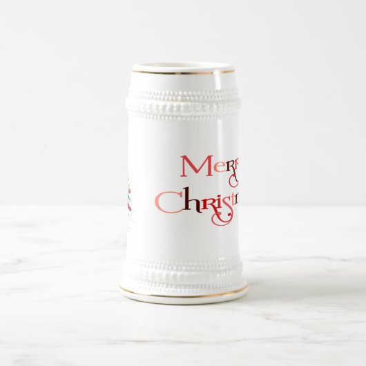 Chope À Bière Joyeux Noël trois (Centre)