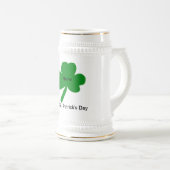 Chope À Bière Joyeux Saint Patrick Personnaliser de jour Votre n (Devant droit)