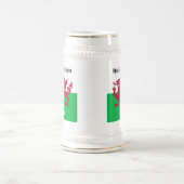 Chope À Bière Joyeux St. David's Day Red Dragon Gallois Drapeau (Centre)