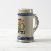 Chope À Bière Jubilé de diamant 1952-2012 Stein (Devant droit)