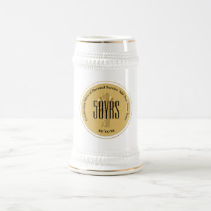 Chope À Bière Jubilé d'or 50ème anniversaire NUN Ordination