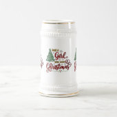 Chope À Bière Juste une fille qui aime Noël (Centre)