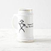 Chope À Bière Kajira et amour Stien de mandrin (Devant gauche)