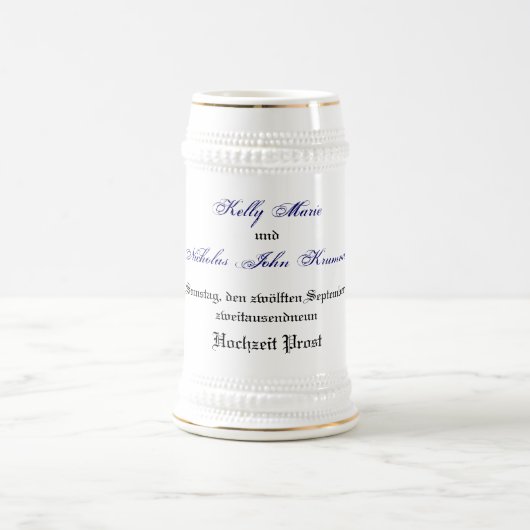 Chope À Bière Kelly et Nick Stein (Centre)