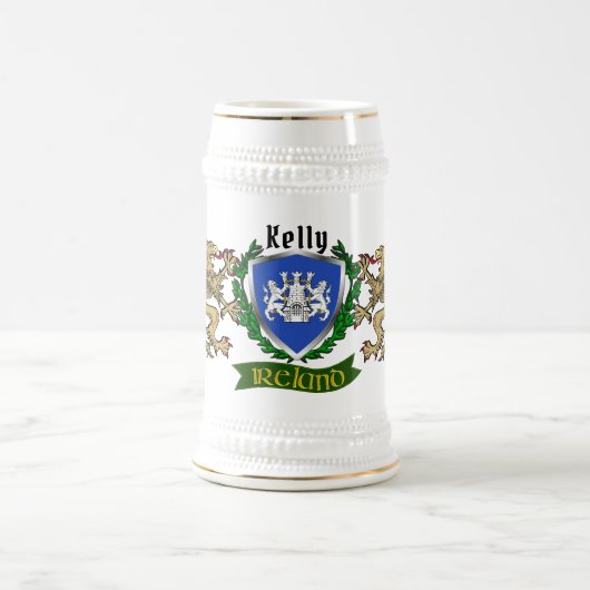 Chope À Bière Kelly/O'Kelly Irish Shield (Centre)