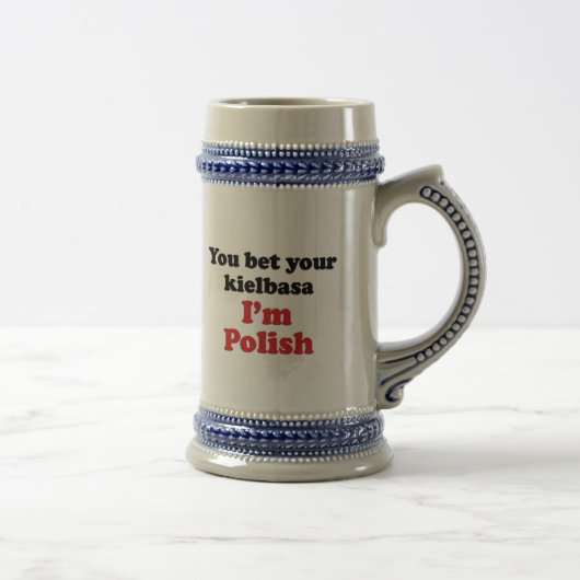 Chope À Bière Kielbasa polonais 2 côtés (Droite)
