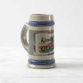 Chope À Bière Kindness is Queer - Conçu par ShelloCB (Devant gauche)