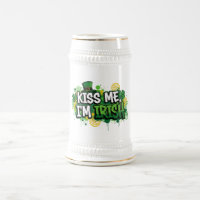 Kiss Me Je suis Irlandais St. Patrick's Day