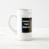 Chope À Bière Kitty "MEC, CETTE PETITE, C'EST BLOQUER MON ESPRIT (Gauche)