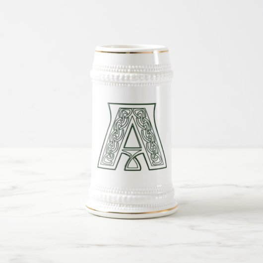Chope À Bière KRW - A - Monogramme celtique Stein (Centre)
