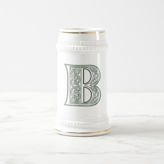 Chope À Bière KRW - B - Monogramme celtique Stein (Centre)