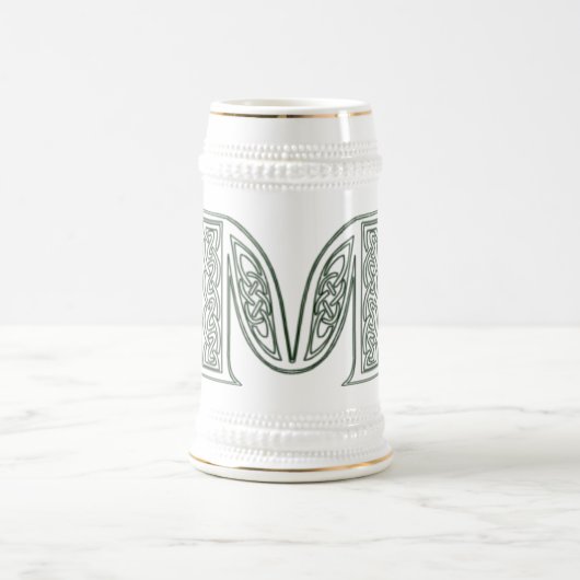 Chope À Bière KRW - M - Stein décoré d'un monogramme celtique (Centre)