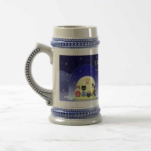 Chope À Bière La fête de neige d'Edo-Neko (Gauche)