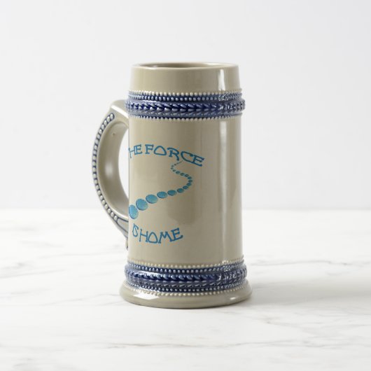 Chope À Bière La force est le frisbee à la maison (Devant gauche)