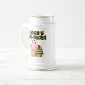 Chope À Bière La lecture est MOO-velous (Devant gauche)