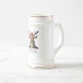 Chope À Bière La lueur de Rudolph (Devant droit)