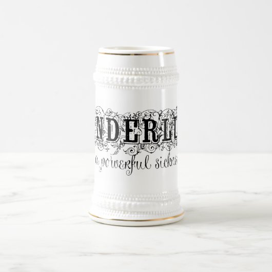 Chope À Bière La luxure est une maladie puissante (Centre)