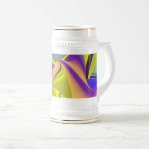 Chope À Bière La magie de l'été, 3D Art Abstrait