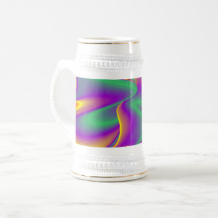 Chope À Bière La magie des couleurs, Rainbowart 3D Abstrait