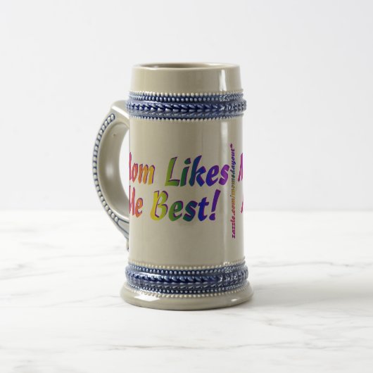 Chope À Bière La maman m'aime meilleur ! Stein (Devant gauche)