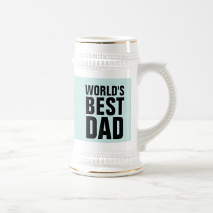 CHOPE À BIÈRE LA MEILLEURE PÈRE DU MONDE BEER STEIN