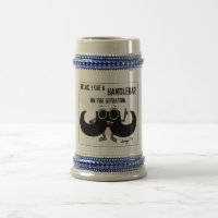 La moustache "A OBTENU un GUIDON SUR la SITUATION"