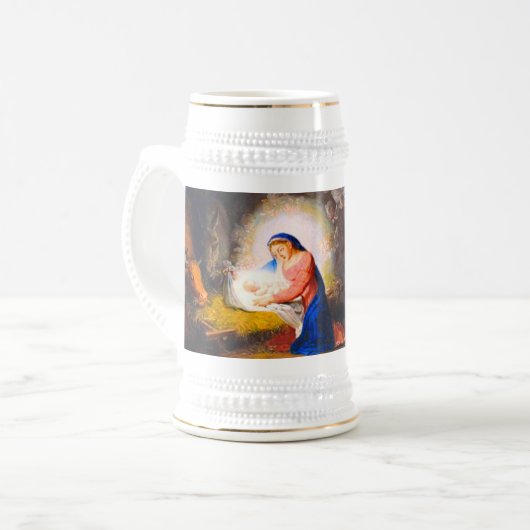 Chope À Bière La Nativité du Christ (Devant gauche)