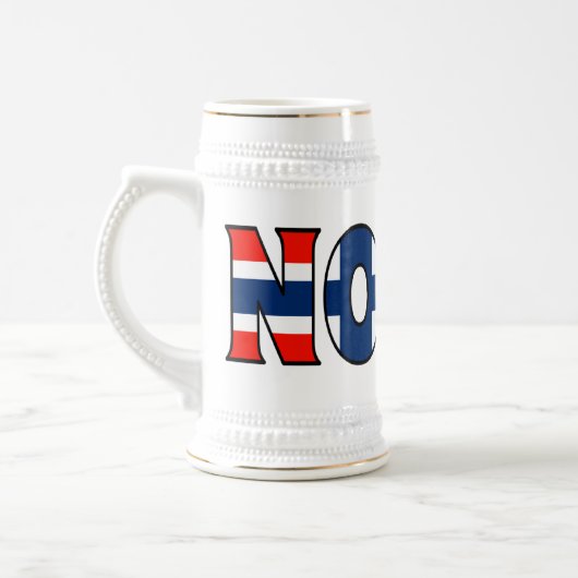 Chope À Bière La Norvège Stein (Gauche)