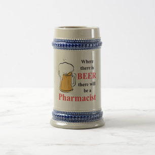 Chope À Bière Là où il y a bière - pharmacien