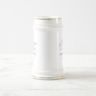 Chope À Bière La paix est un engagement quotidien