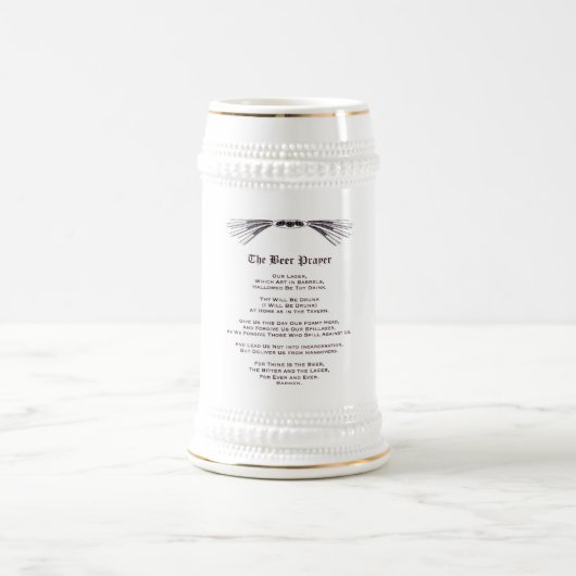 Chope À Bière La prière de bière - Stein - customisée (Centre)